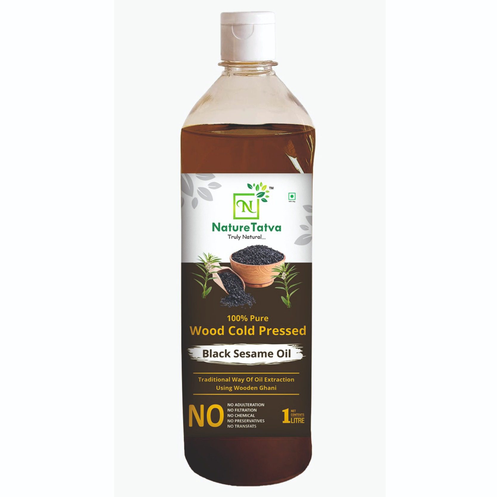 Black Sesame oil/ Kala Til Oil - Image 2