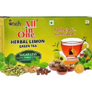 Sugar-Less Herbal Lemon Green Tea