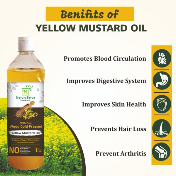 Yellow Mustard/ Sarso Oil - Image 3